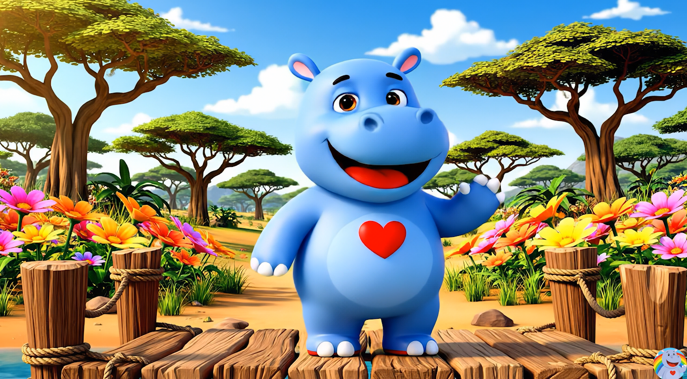 Hippo Jones Coloring Book